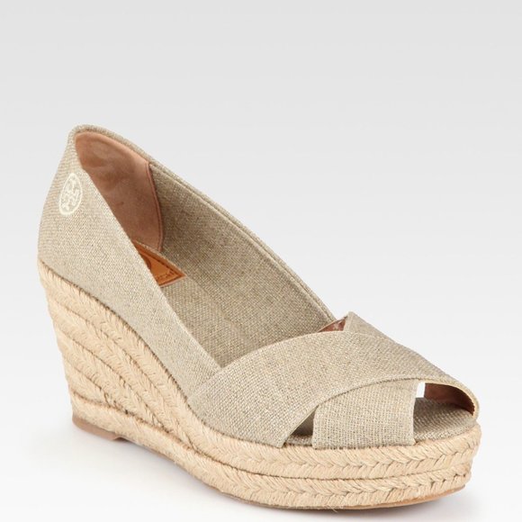 Tory Burch Shoes - Tory Burch Filipa Wedge Espadrille in Natural Size 7